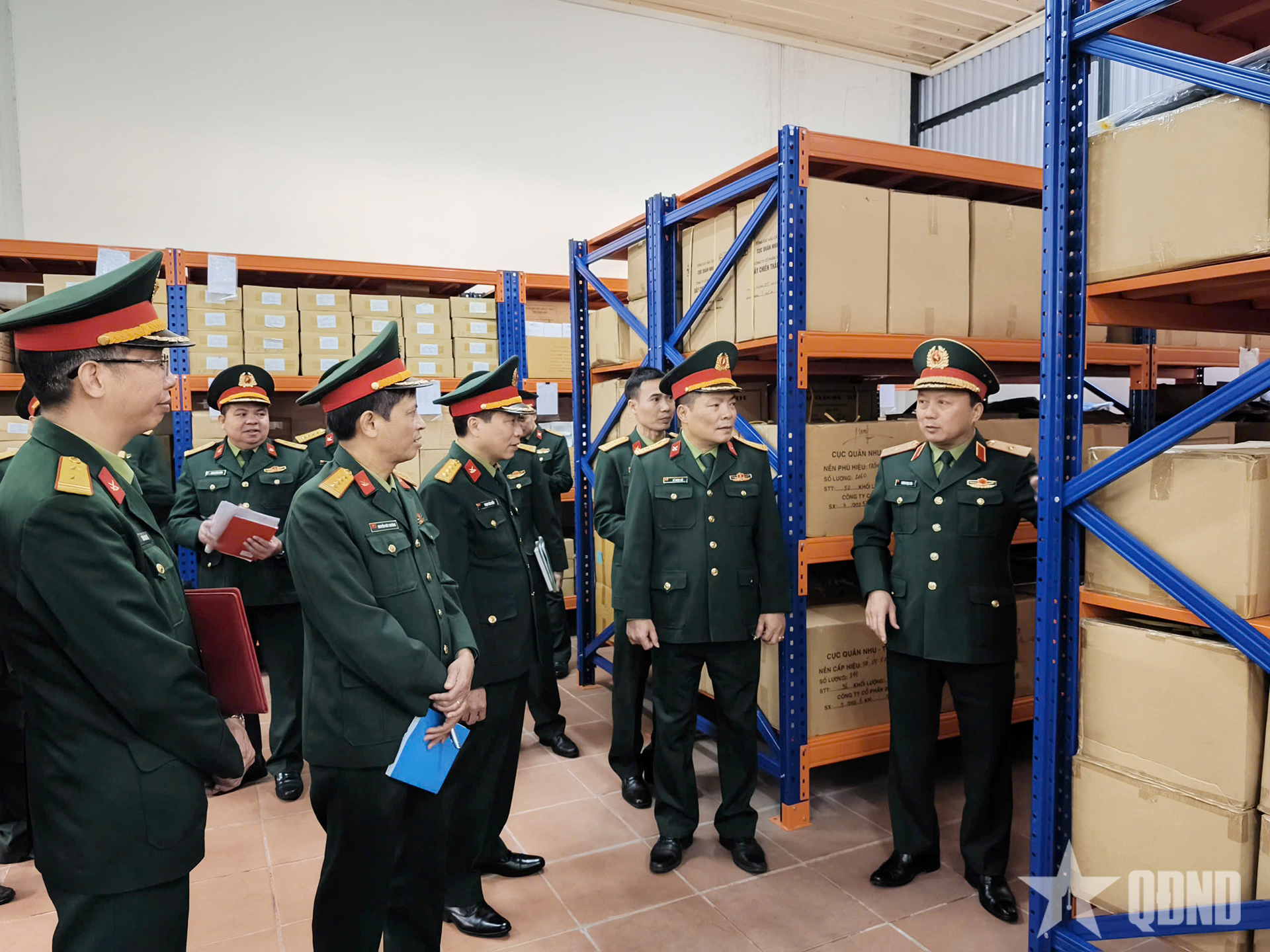 Kho Tổng hợp 80: Thực hiện nghiêm quy định về dự trữ vật chất hậu cần, kỹ thuật